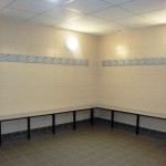 Brentford Fountain Leisure Centre, Changing Room Benches Area