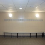 Brentford Fountain Leisure Centre, Changing Room Benches