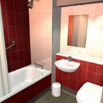 Travelodge Borehamwood, Interior Bathroom