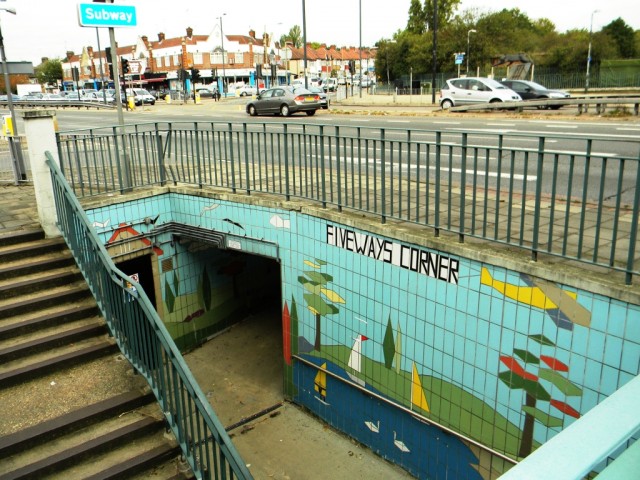 Fiveways Corner Subway - Northbound Entrance
