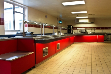 RAF Marham Junior Ranks Mess - main kitchen4