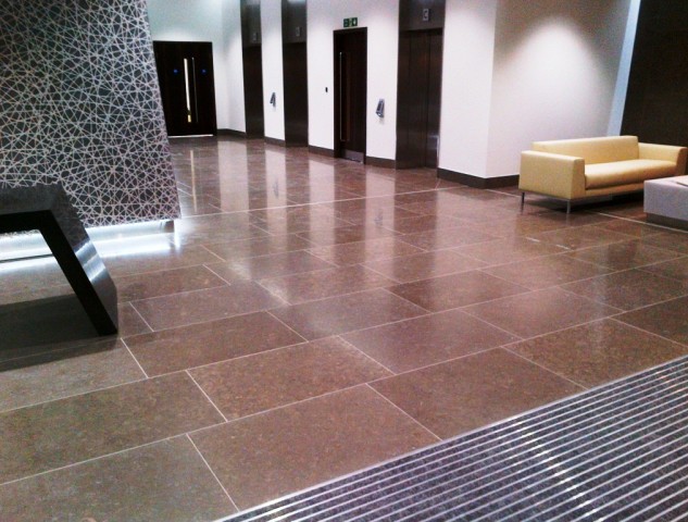 Reception Floor to Lift Lobby
