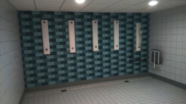 Changing Village Showers Wall & Floor Tiling