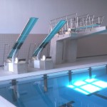 Main Pool with Dive Boards