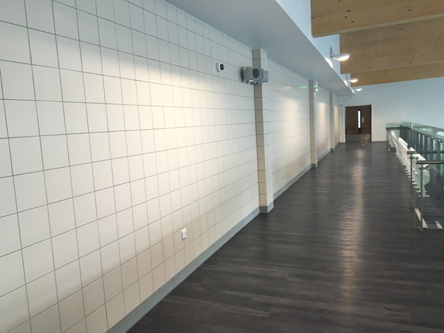 Spectator Seating Wall Tiling
